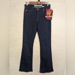Vintage Mudd Flare Jeans NWT 90's Y2K Dark Wash Size 7
